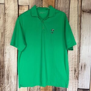 Nike Golf Walt Disney World Polo Mickey Resort Green Vacation Summer Size Large